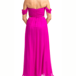 Draped Chiffon Grecian Gown - Endless - UAE Rental and Resale for Women's Fashion