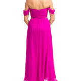 Draped Chiffon Grecian Gown - Endless - UAE Rental and Resale for Women's Fashion