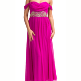 Draped Chiffon Grecian Gown - Endless - UAE Rental and Resale for Women's Fashion