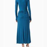 Draped Midi Dress - Endless - UAE Rental and Resale for Women's Fashion