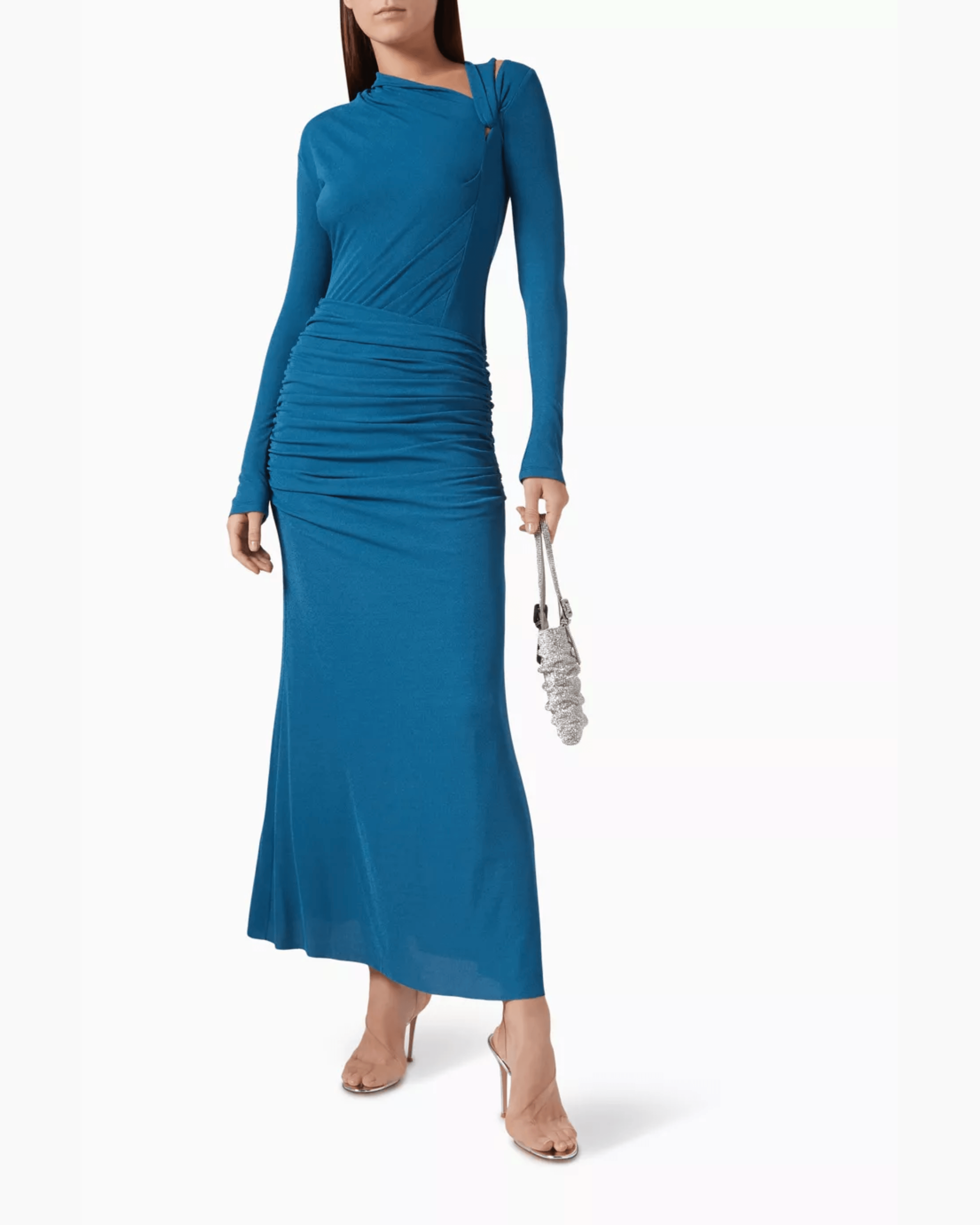 Draped Midi Dress - Endless - UAE Rental and Resale for Women's Fashion