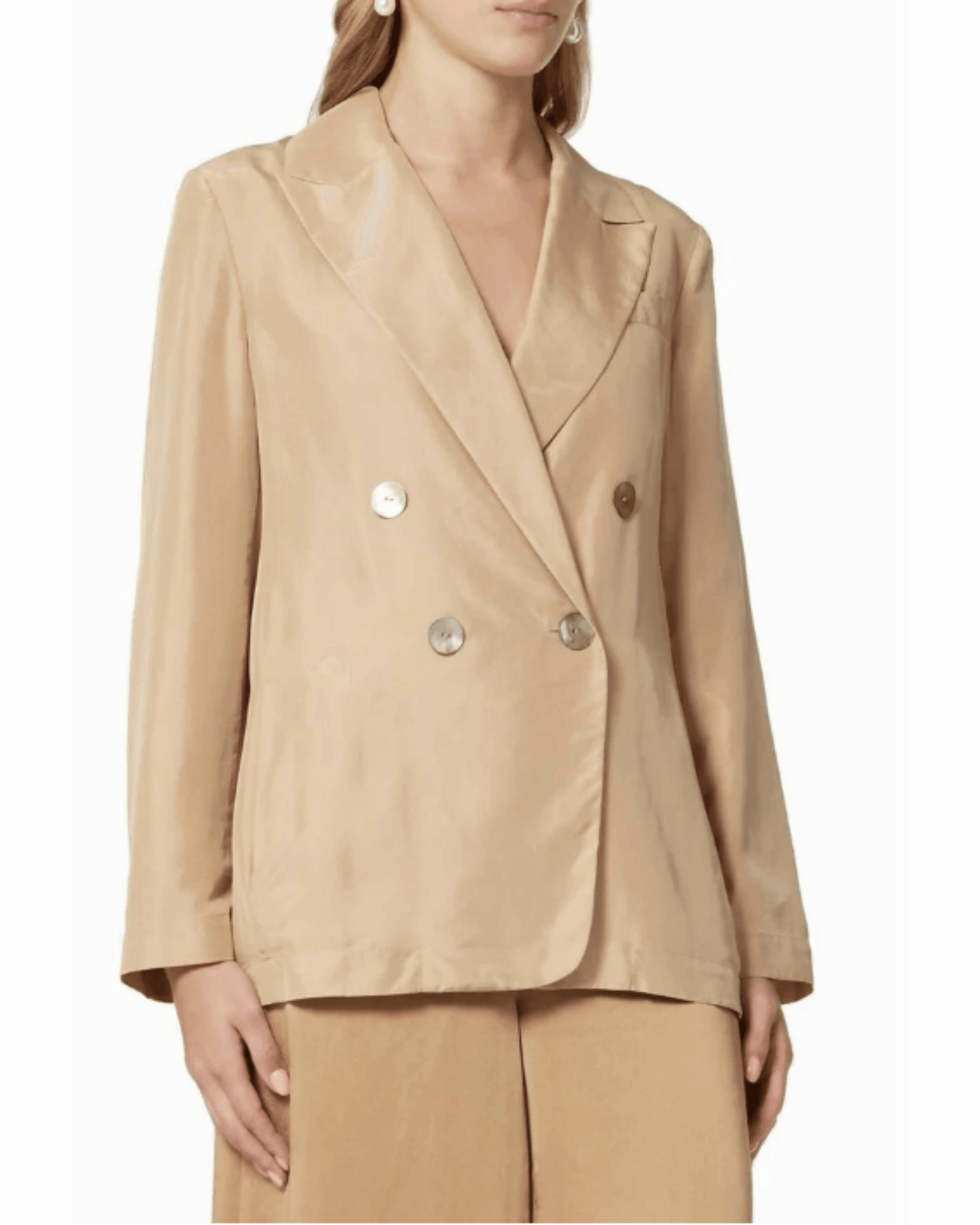 Drapey Blazer in Silk - Endless - UAE Rental and Resale for Women's Fashion
