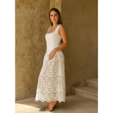 Drop Waist Midi Dress - Endless - UAE Rental and Resale for Women's Fashion