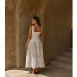 Drop Waist Midi Dress - Endless - UAE Rental and Resale for Women's Fashion