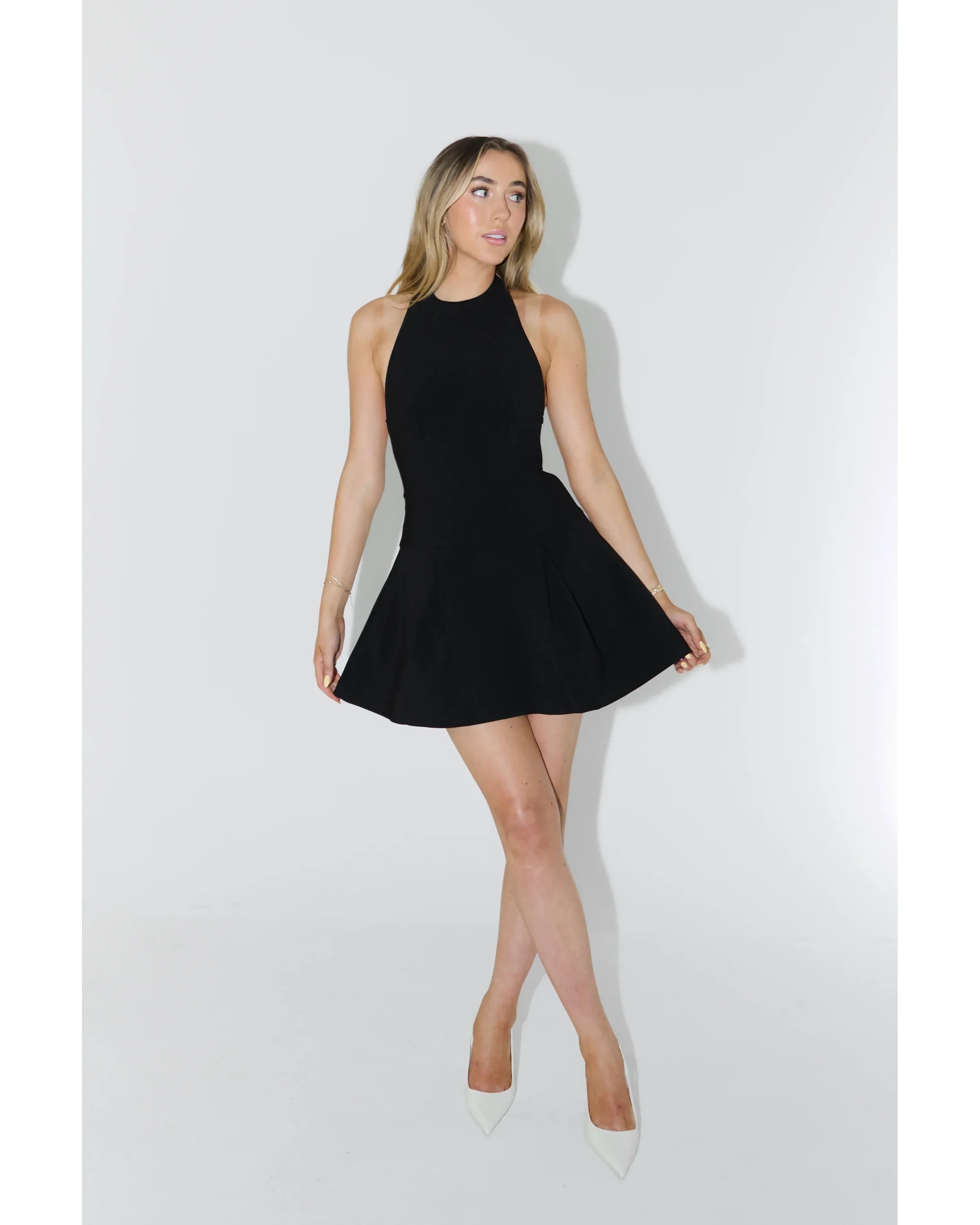Dropped Hem Mini Dress - Endless - UAE Rental and Resale for Women's Fashion