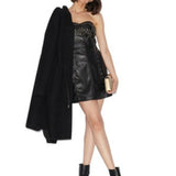 Eco Leather Studded Dress - Endless - UAE Rental and Resale for Women's Fashion