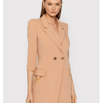 EF Beige Blazer Dress in Crêpe - Endless - UAE Rental and Resale for Women's Fashion