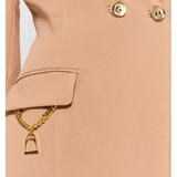 EF Beige Blazer Dress in Crêpe - Endless - UAE Rental and Resale for Women's Fashion