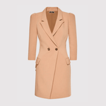 EF Beige Blazer Dress in Crêpe - Endless - UAE Rental and Resale for Women's Fashion