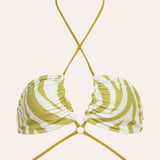 Elanie Bikini Top Reversible Green