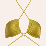 Elanie Bikini Top Reversible Green