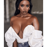 Elisetta Ivory Satin Plunge Off Shoulder Bustier - Endless - UAE Rental and Resale for Women's Fashion