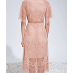 Ella Lace Midi Dress - Endless - UAE Rental and Resale for Women's Fashion