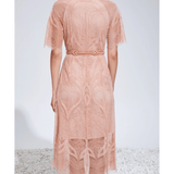 Ella Lace Midi Dress - Endless - UAE Rental and Resale for Women's Fashion