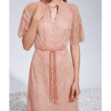 Ella Lace Midi Dress - Endless - UAE Rental and Resale for Women's Fashion
