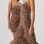 Elowen Georgette Maxi Dress in Sunset Safari Animal Print - Endless - UAE Rental and Resale for Women's Fashion