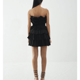 Elsher Mini Dress in Viscose Blend - Endless - UAE Rental and Resale for Women's Fashion