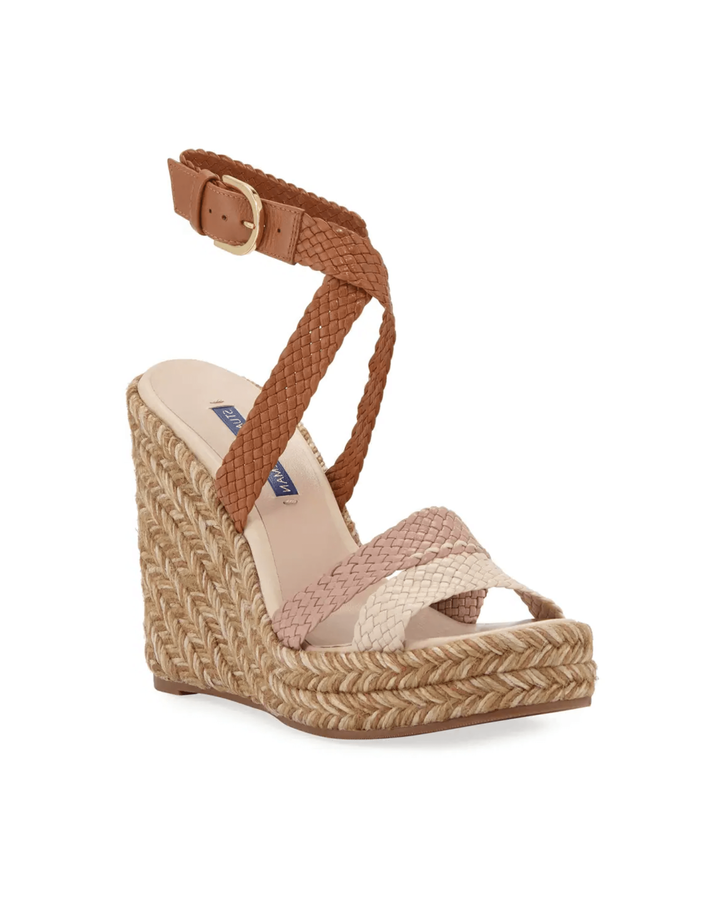 Elsie Tricolor Espadrille Wedge Sandals - Endless - UAE Rental and Resale for Women's Fashion