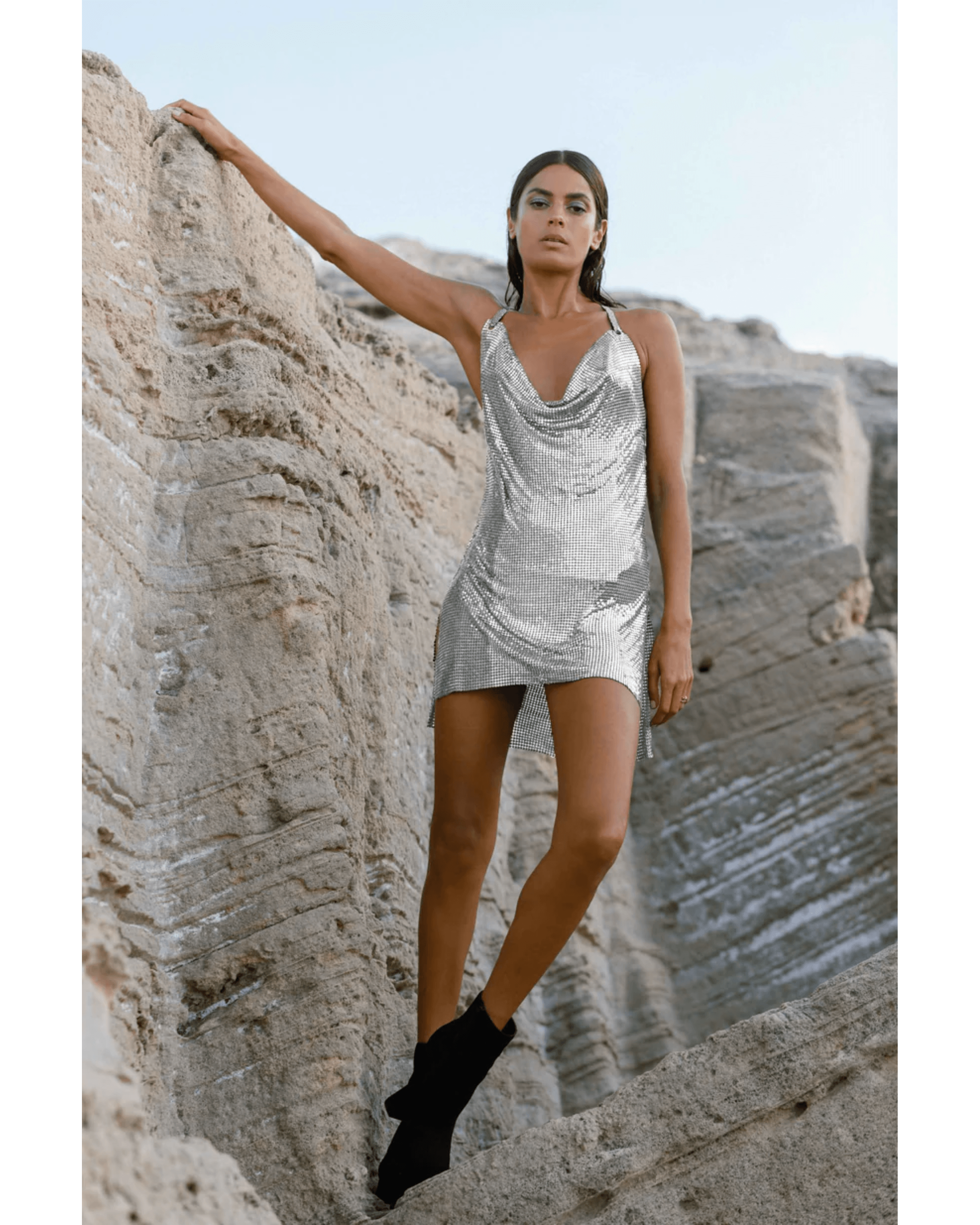 Elysia Belted Dress - Endless - UAE Rental and Resale for Women's Fashion
