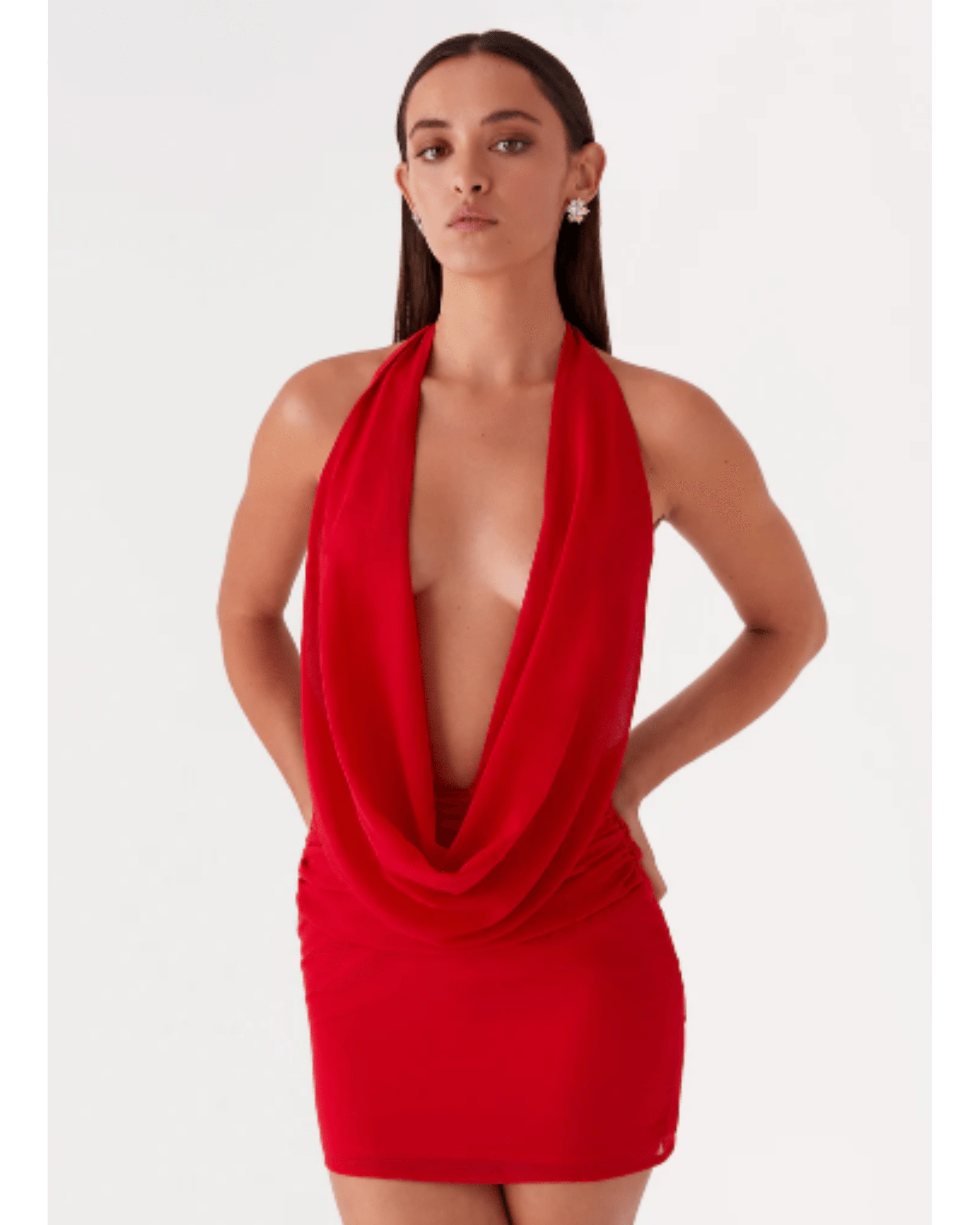 Elysia Chiffon Mini Dress - Endless - UAE Rental and Resale for Women's Fashion