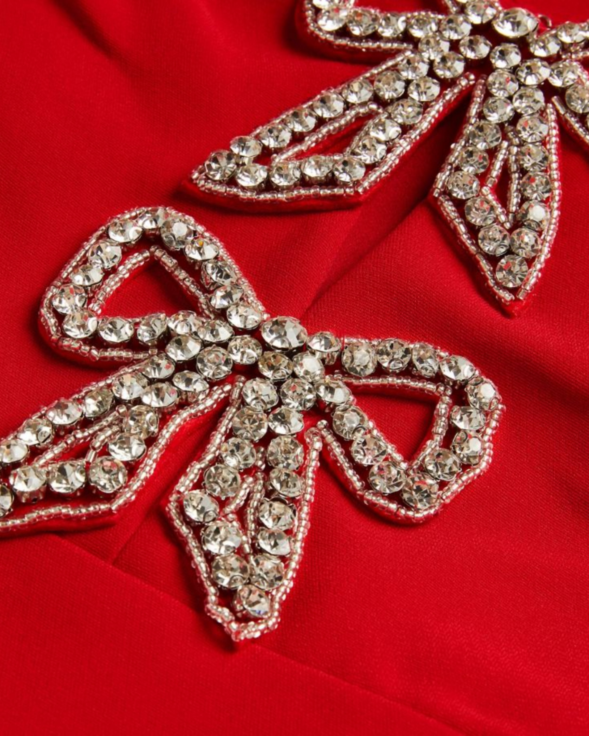 Embellished Bow-Detail Mini Dress - Endless - UAE Rental and Resale for Women's Fashion