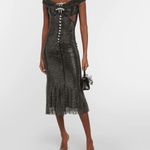 Embellished Metallic Midi Dress - Endless - UAE Rental and Resale for Women's Fashion