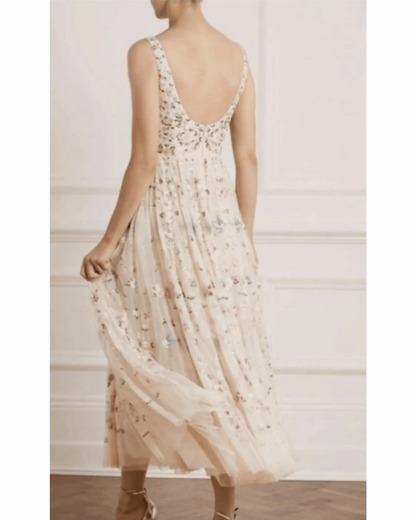 Embroidered Regency Garden Ballerina Dress - Endless