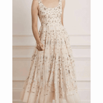 Embroidered Regency Garden Ballerina Dress - Endless - UAE Rental and Resale for Women's Fashion