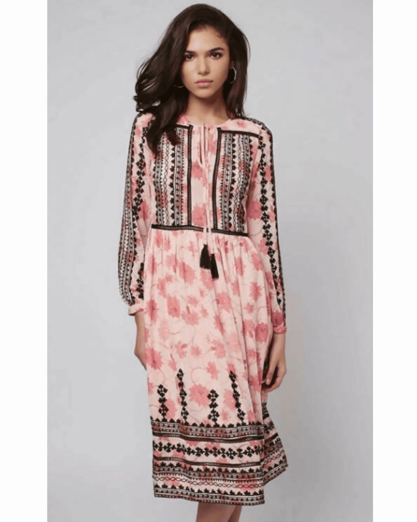 Embroidered Smock Dress - Endless