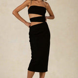 Emelia Midi Dress - Endless - UAE Rental and Resale for Women's Fashion