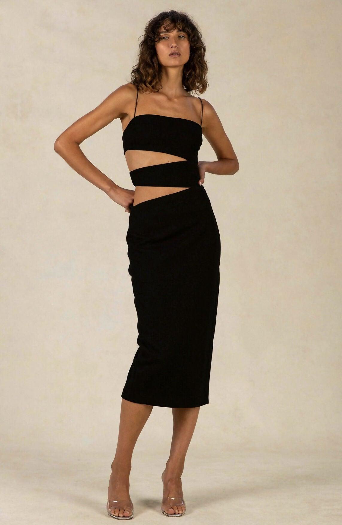 Emelia Midi Dress - Endless - UAE Rental and Resale for Women's Fashion