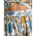 Emerita Linen Blend Sweetheart Twist Front Tie Back Midi Dress - Endless - UAE Rental and Resale for Women's Fashion