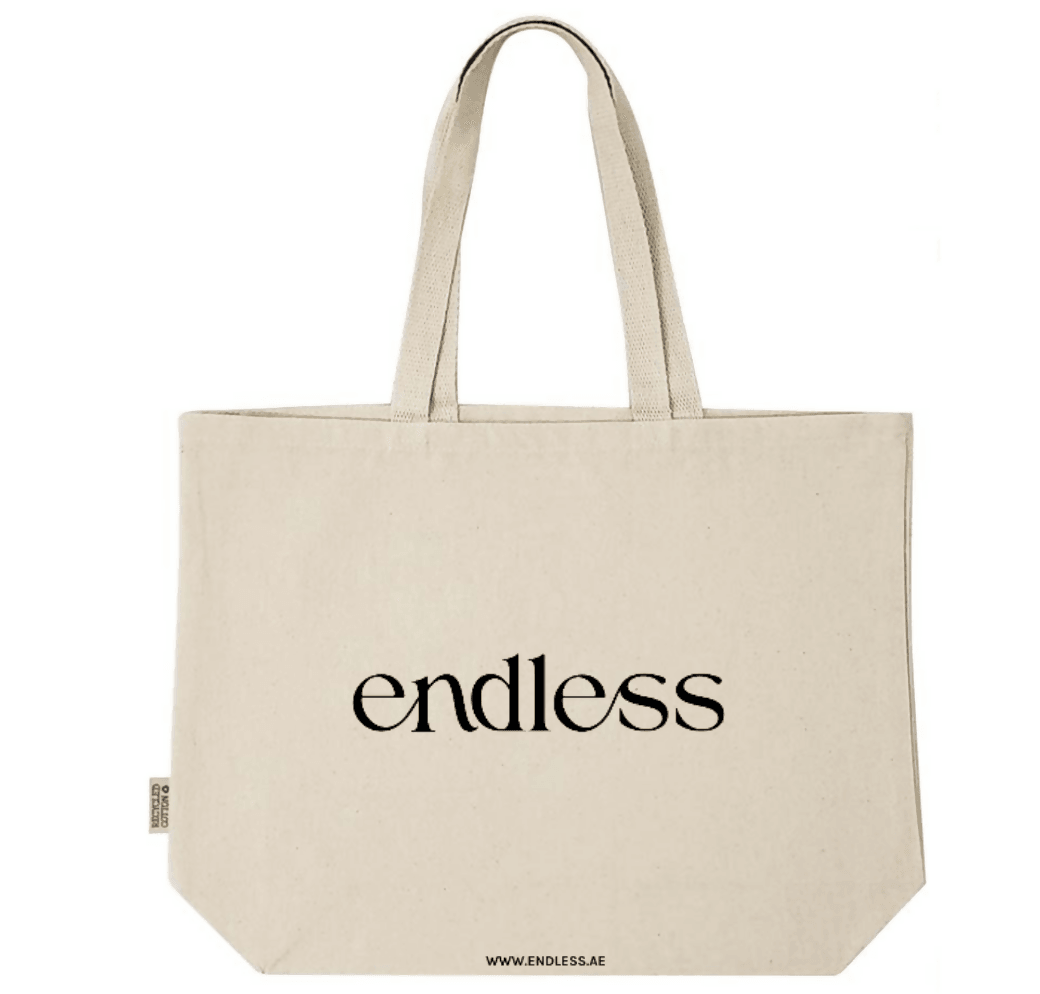 Endless Large Recycled Cotton Tote Bag - Endless - UAE Rental and Resale for Women's Fashion
