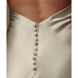 Esther Iridescent Satin Cowl Maxi Dress - Endless - UAE Rental and Resale for Women's Fashion