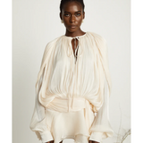 Eugénie Fully-pleated Ruffled Mini Dress - Endless - UAE Rental and Resale for Women's Fashion
