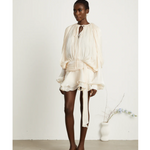 Eugénie Fully-pleated Ruffled Mini Dress - Endless - UAE Rental and Resale for Women's Fashion