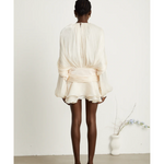 Eugénie Fully-pleated Ruffled Mini Dress - Endless - UAE Rental and Resale for Women's Fashion