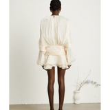 Eugénie Fully-pleated Ruffled Mini Dress - Endless - UAE Rental and Resale for Women's Fashion