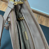 Prada Galleria Medium Saffiano Leather Bag in grey with dual handles and shoulder strap — Prada | Endless UAE