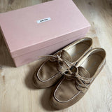 Faded Unlined Suede Loafers - Endless - UAE Rental and Resale for Women's Fashion
