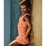 Faena Sorbet Plunge Floral Applique Mini Dress - Endless - UAE Rental and Resale for Women's Fashion