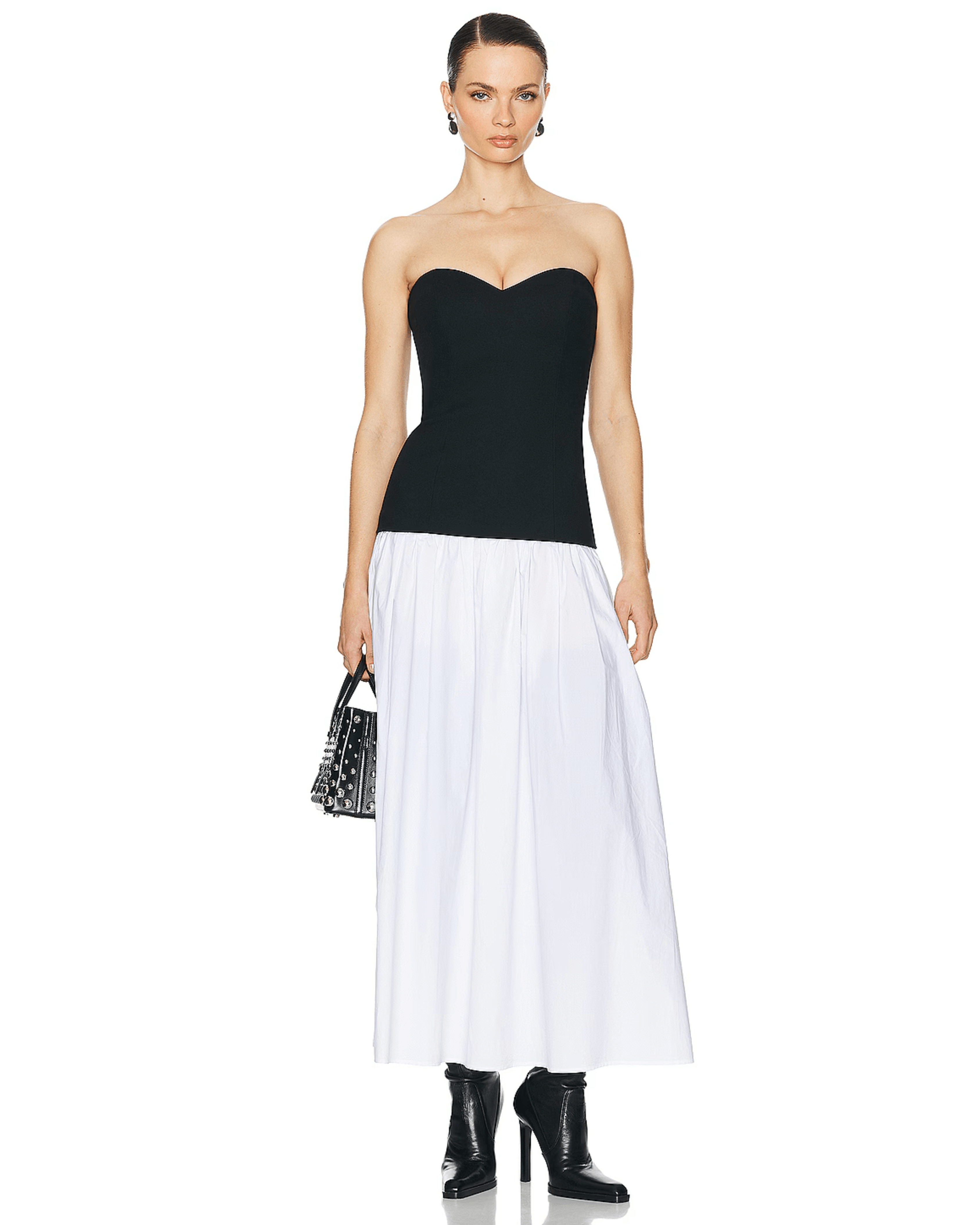 Faille Colorblock Midi Dress - Endless - UAE Rental and Resale for Women's Fashion