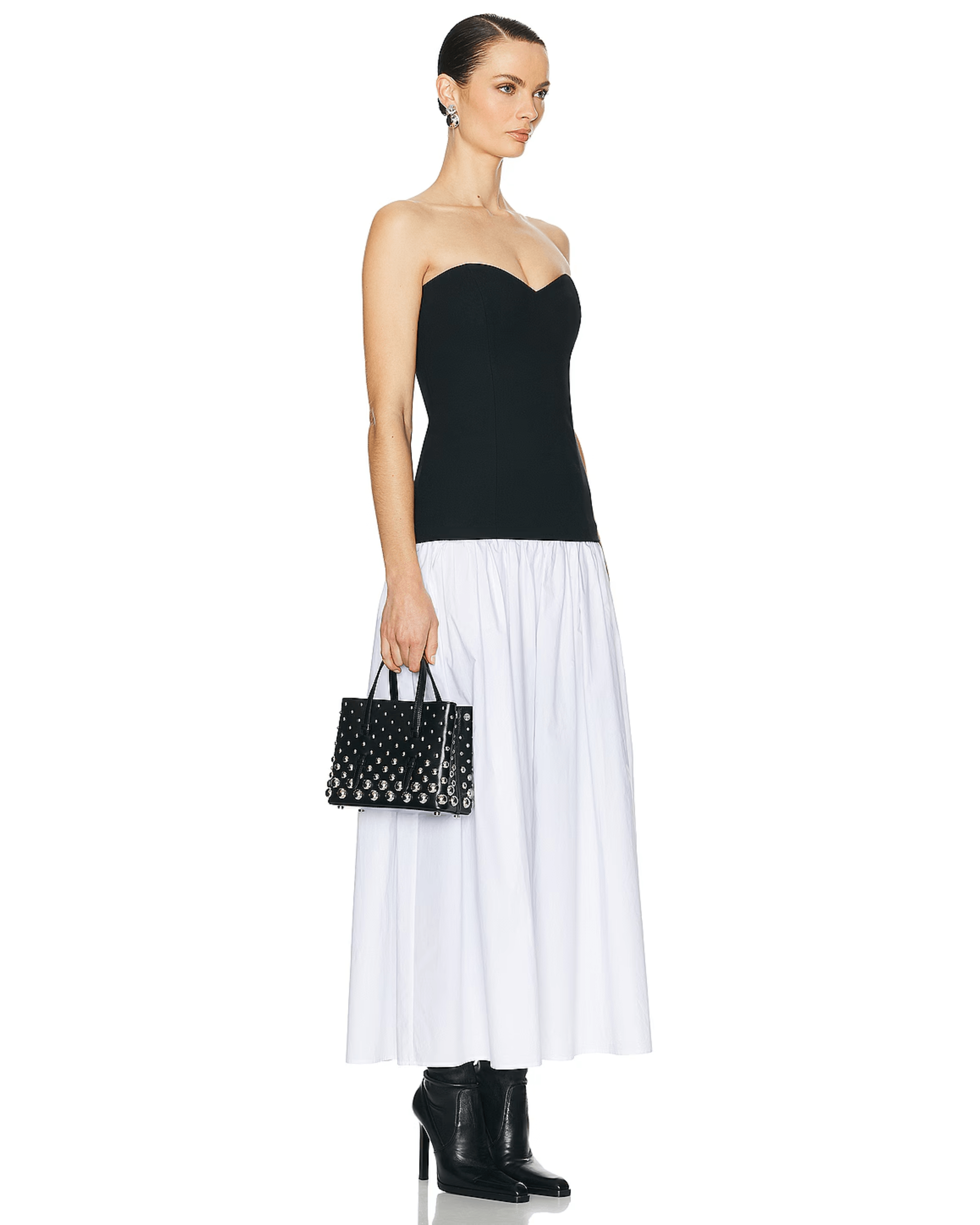 Faille Colorblock Midi Dress - Endless - UAE Rental and Resale for Women's Fashion