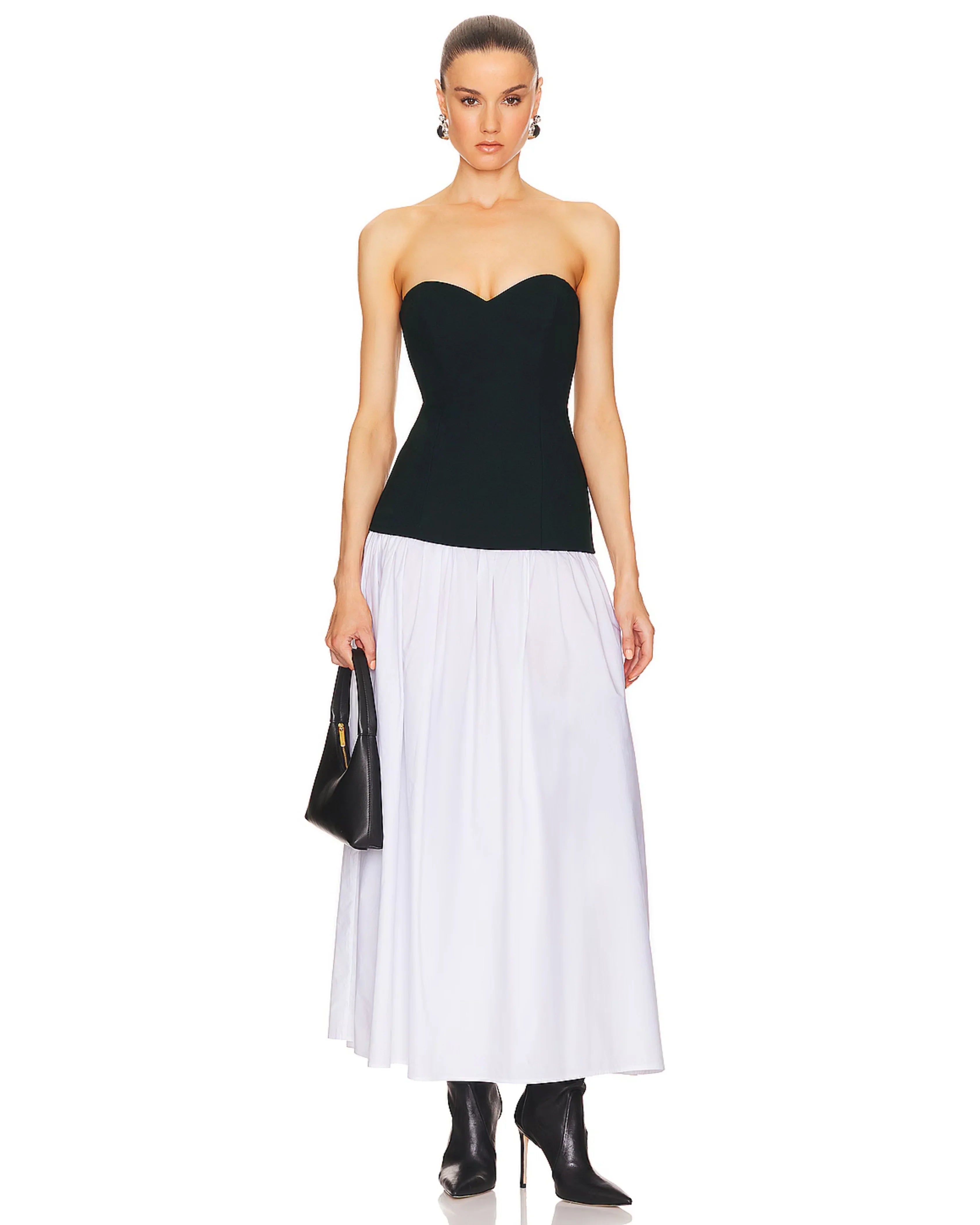 Faille Colorblock Midi Dress - Endless - UAE Rental and Resale for Women's Fashion