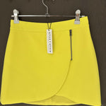 Faux Wrap Miniskirt in Yellow - Endless - UAE Rental and Resale for Women's Fashion