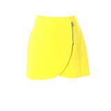 Faux Wrap Miniskirt in Yellow - Endless - UAE Rental and Resale for Women's Fashion