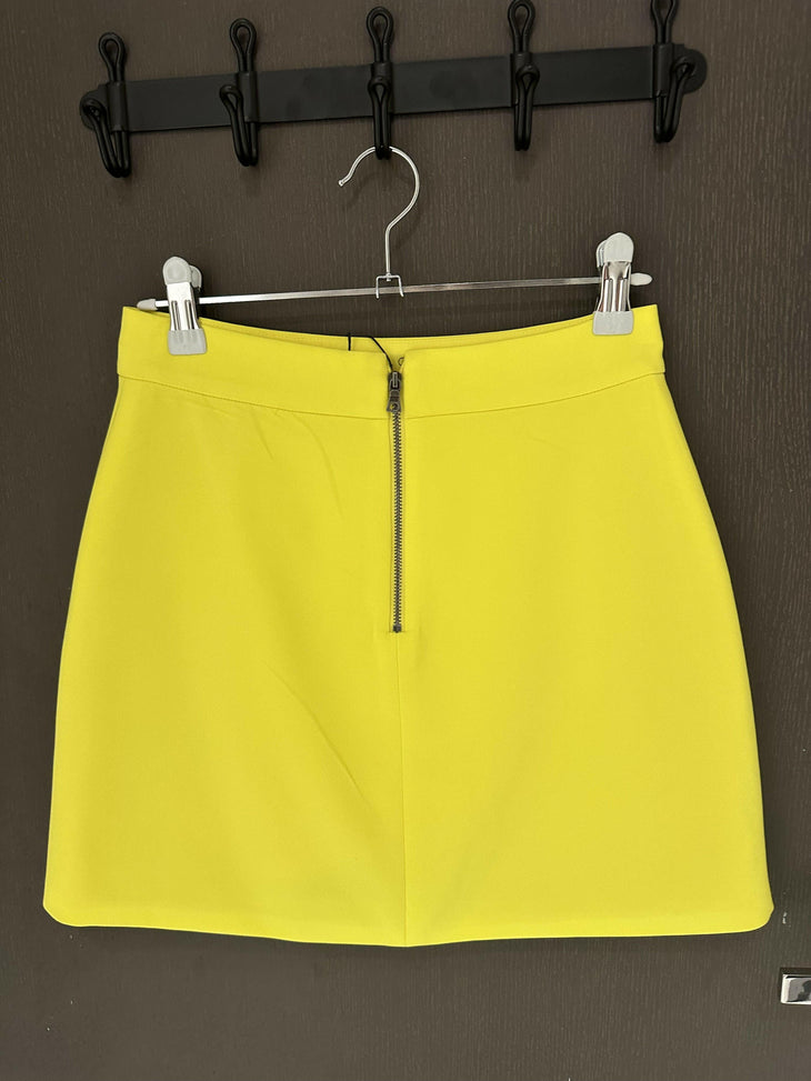 Faux Wrap Miniskirt in Yellow - Endless - UAE Rental and Resale for Women's Fashion