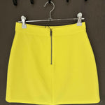 Faux Wrap Miniskirt in Yellow - Endless - UAE Rental and Resale for Women's Fashion