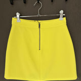 Faux Wrap Miniskirt in Yellow - Endless - UAE Rental and Resale for Women's Fashion