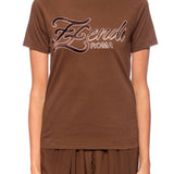 Fendi Embroidered Logo Tee - Endless - UAE Rental and Resale for Women's Fashion